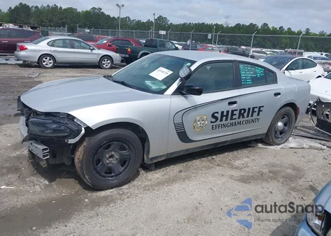 2021 Dodge Charger Police Rwd из США, поврежденный, VIN 2C3CDXAT6MH643493